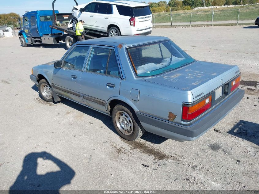 JHMAD7428EC106990 1984 HONDA ACCORD photo no. 3