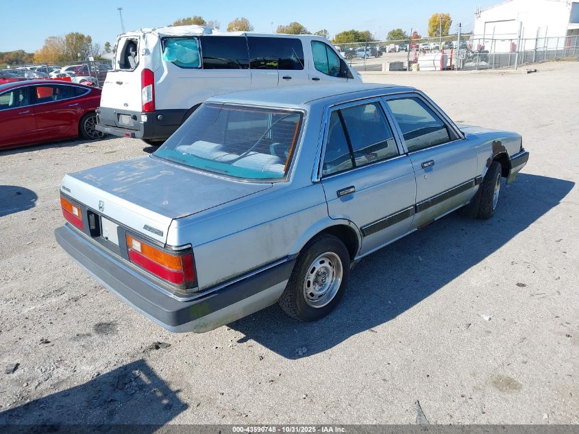 JHMAD7428EC106990 1984 HONDA ACCORD photo no. 4