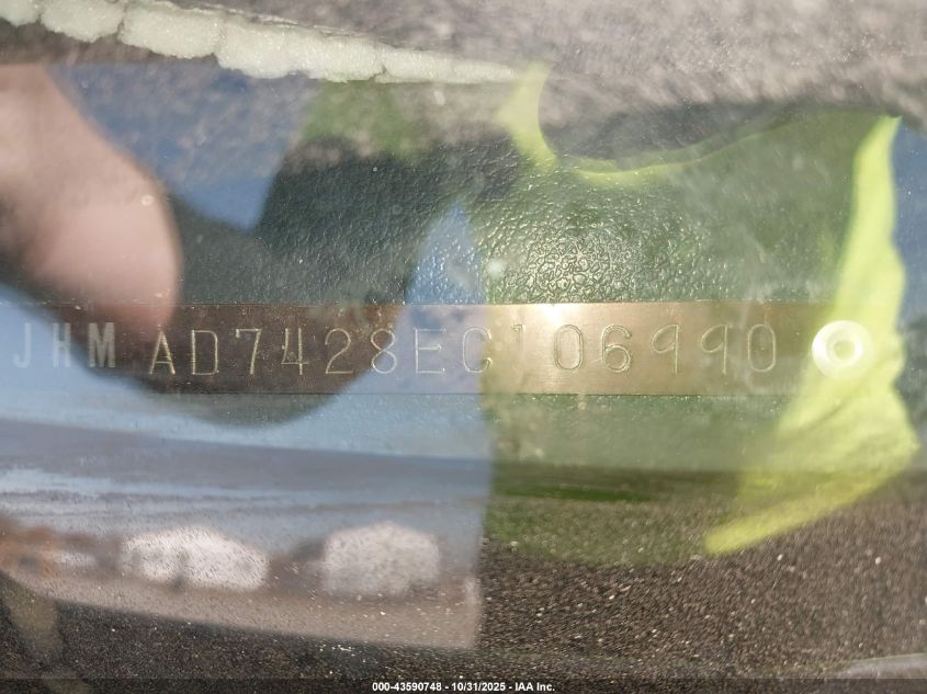 JHMAD7428EC106990 1984 HONDA ACCORD photo no. 9