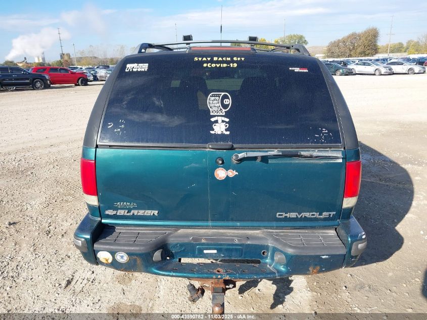 1998 Chevrolet Blazer Ls VIN: 1GNDT13WXW2265480 Lot: 43590782