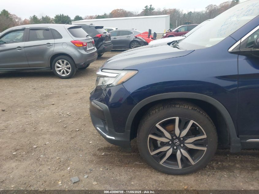 2021 Honda Pilot Awd Touring 8 Passenger VIN: 5FNYF6H94MB003272 Lot: 43590789