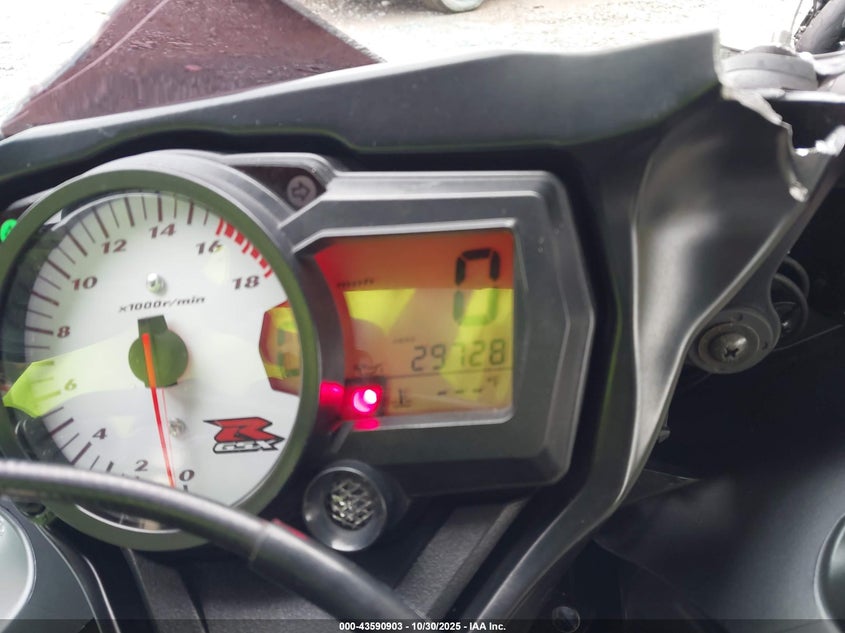 2007 Suzuki Gsx-R600 VIN: JS1GN7DA872109228 Lot: 43590903