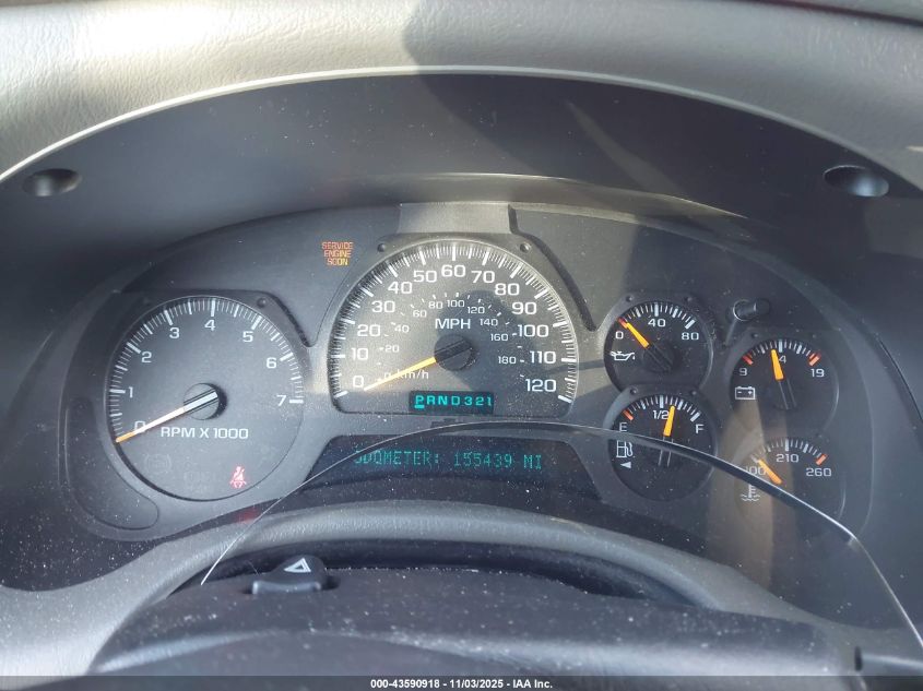 2003 Chevrolet Trailblazer Ext Lt VIN: 1GNES16S836100905 Lot: 43590918