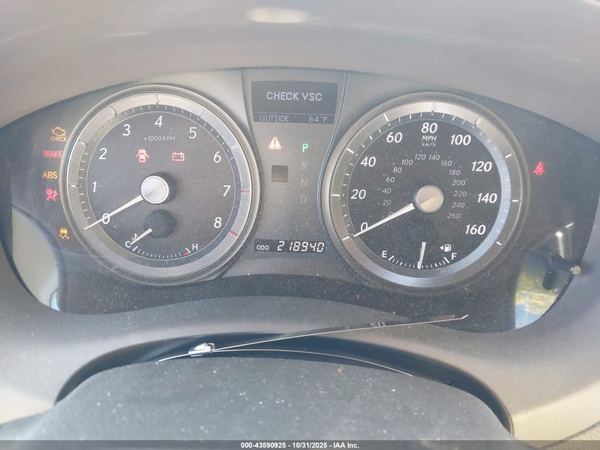 JTHBJ46G882181607 2008 LEXUS ES photo no. 7