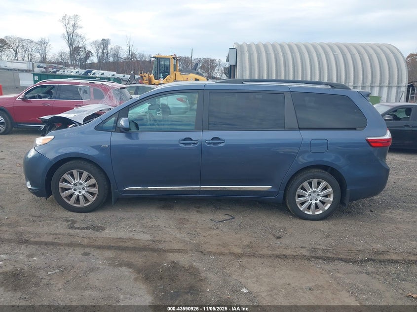 2016 TOYOTA SIENNA LE 7 PASSENGER 5TDJK3DC4GS136708