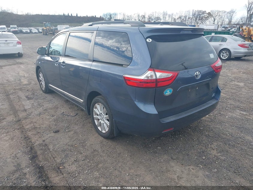 2016 TOYOTA SIENNA LE 7 PASSENGER 5TDJK3DC4GS136708