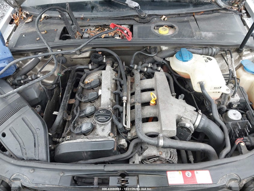 2003 Audi A4 1.8T VIN: WAULC68EX3A248680 Lot: 43590963