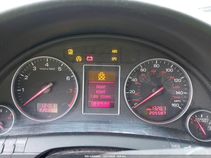 2003 Audi A4 1.8T VIN: WAULC68EX3A248680 Lot: 43590963