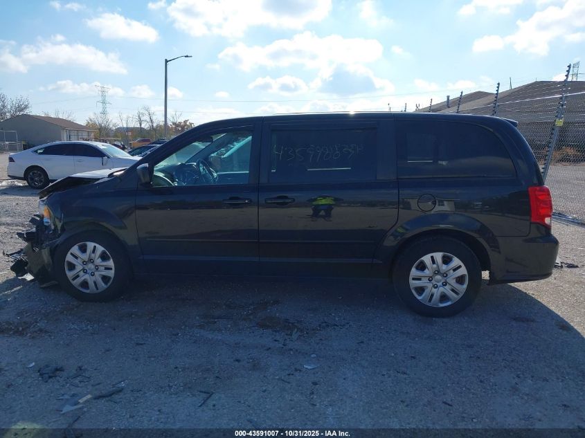 2016 Dodge Grand Caravan Se VIN: 2C4RDGBG5GR266788 Lot: 43591007