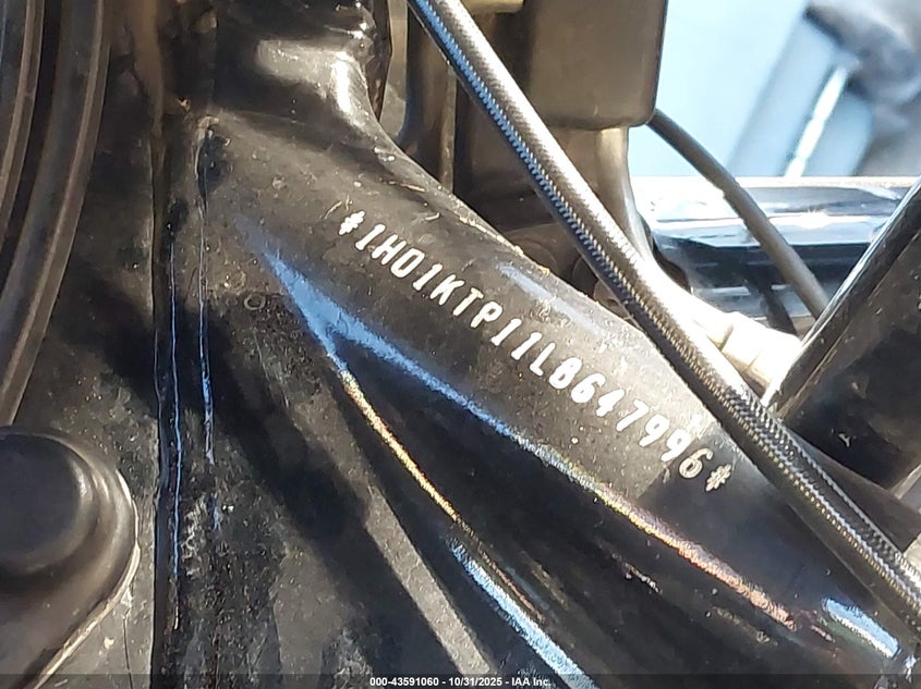 2020 Harley-Davidson Fltrxs VIN: 1HD1KTP11LB647996 Lot: 43591060