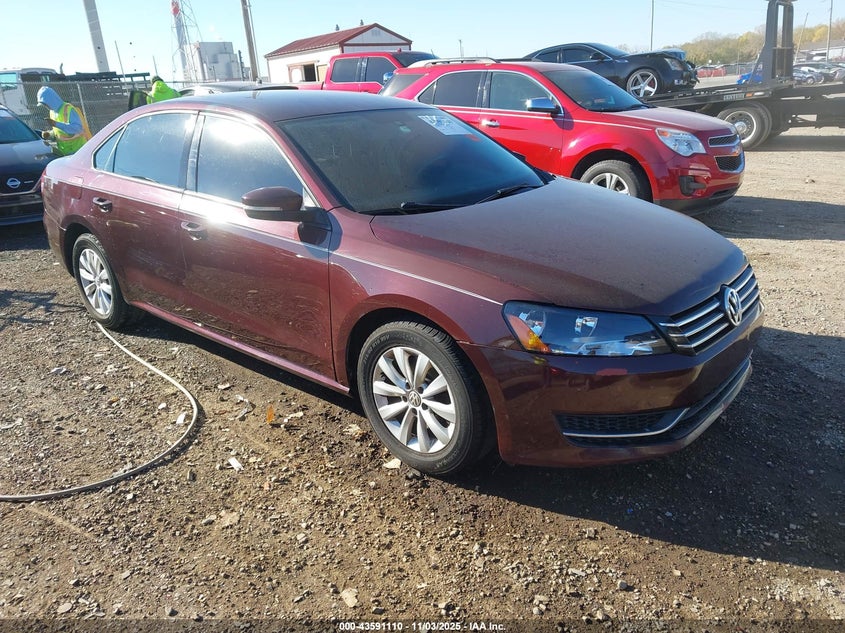 2014 VOLKSWAGEN PASSAT 2.5L WOLFSBURG EDITION - 1VWAP7A31EC021718