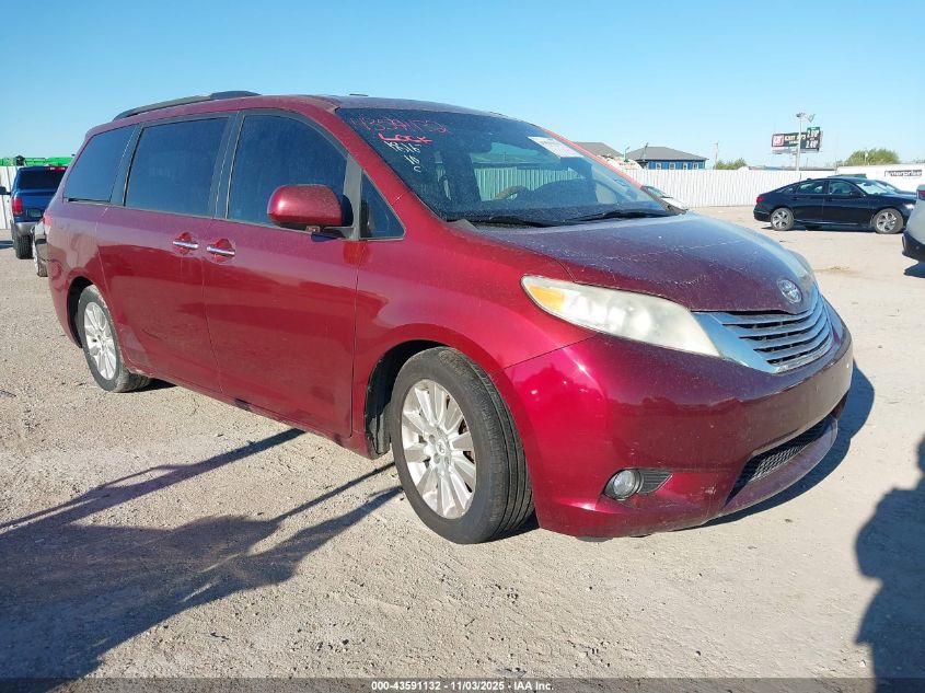 TOYOTA SIENNA LIMITED V6 7 PASSENGER