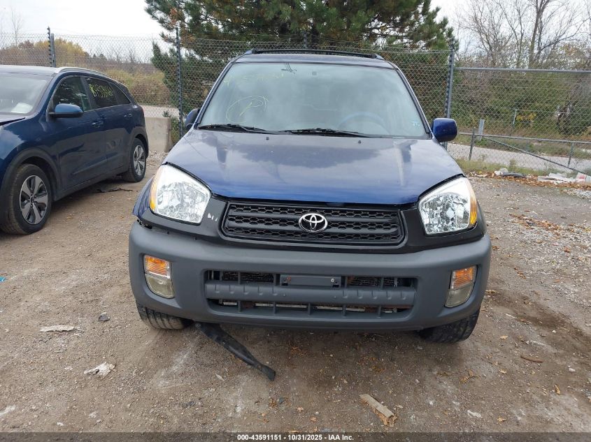 2002 Toyota Rav4 VIN: JTEHH20V126031109 Lot: 43591151