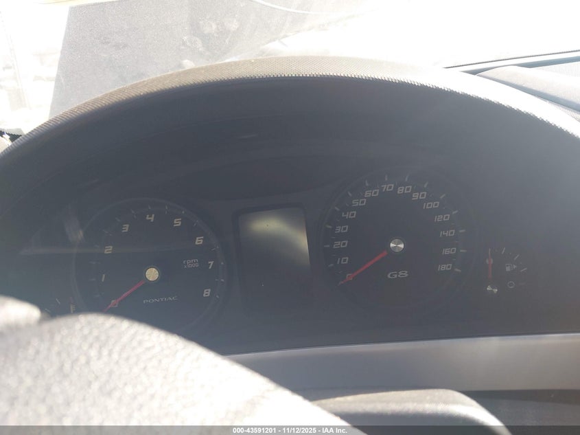 2008 Pontiac G8 Gt VIN: 6G2EC57Y38L132192 Lot: 43591201