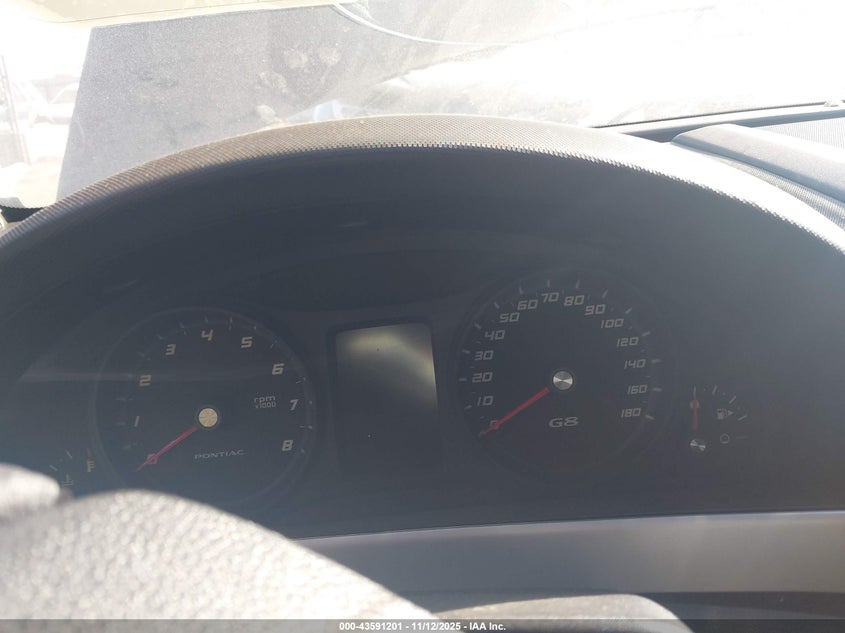 2008 Pontiac G8 Gt VIN: 6G2EC57Y38L132192 Lot: 43591201