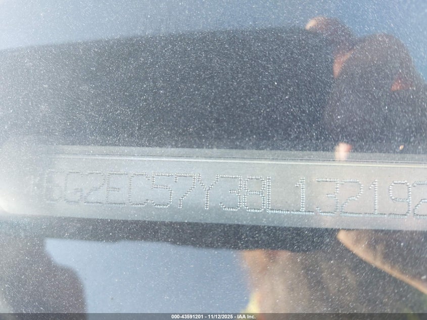 2008 Pontiac G8 Gt VIN: 6G2EC57Y38L132192 Lot: 43591201