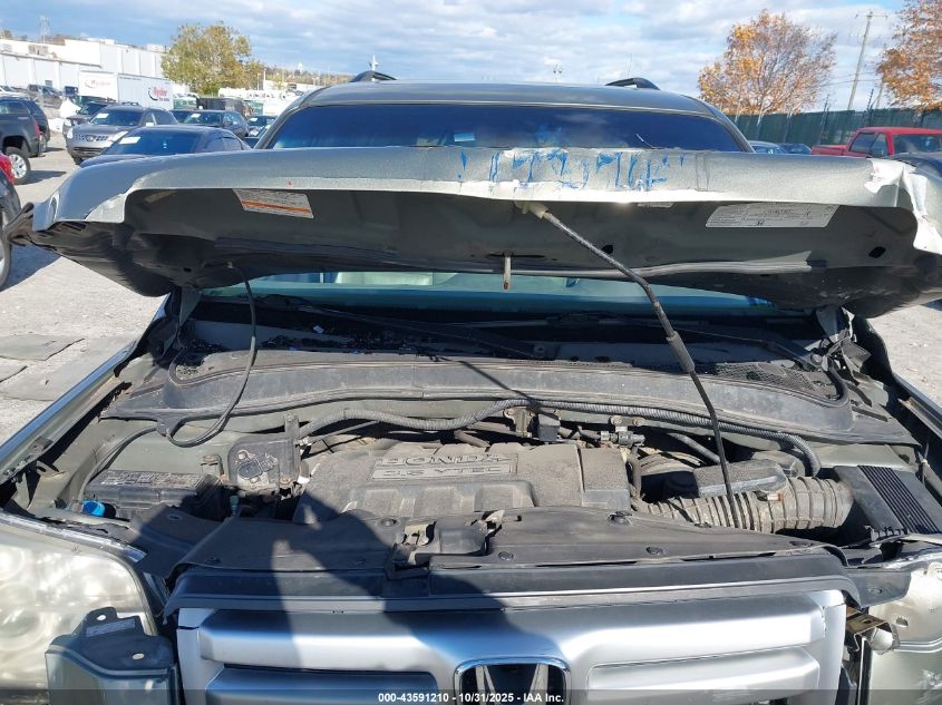 2007 Honda Pilot Ex-L VIN: 2HKYF18507H522762 Lot: 43591210