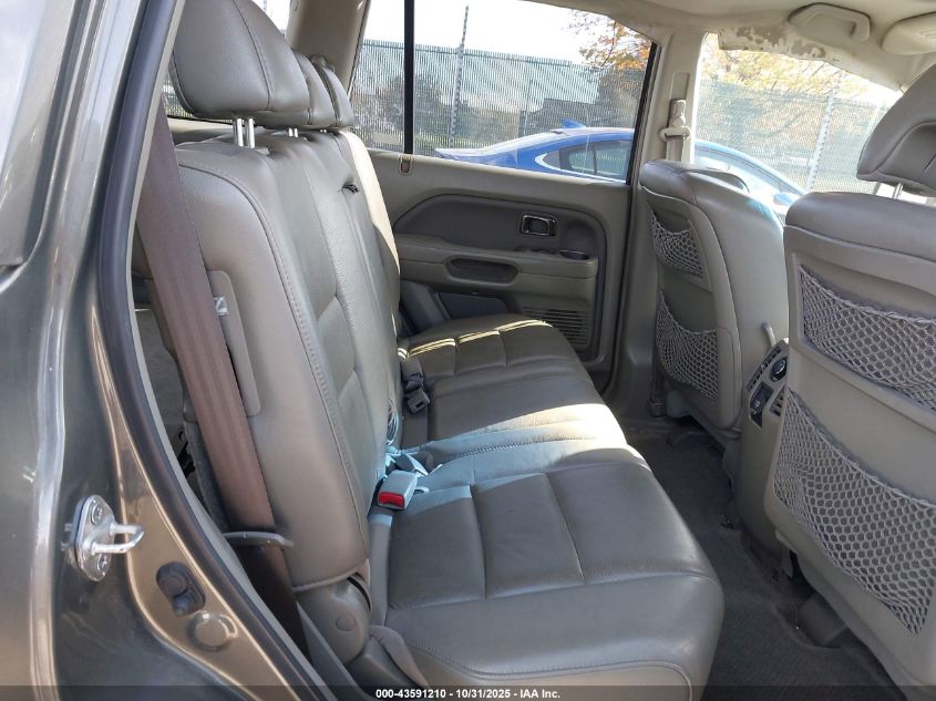 2007 Honda Pilot Ex-L VIN: 2HKYF18507H522762 Lot: 43591210