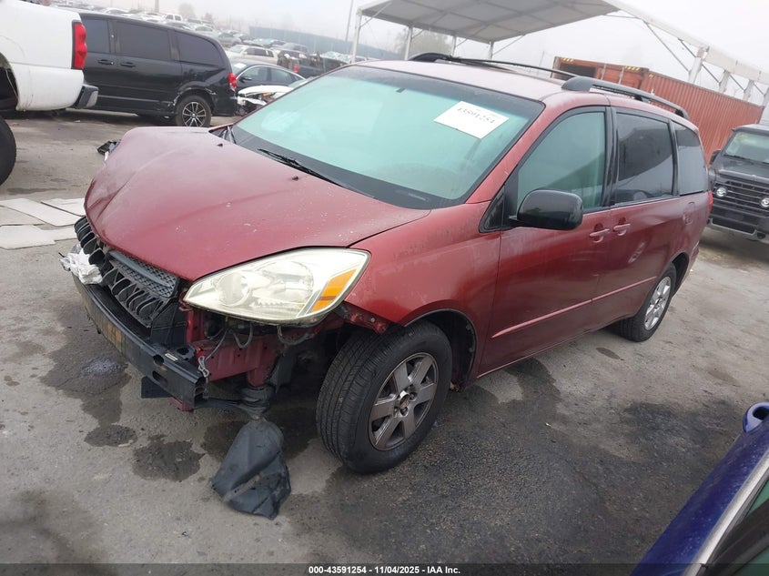 5TDZA23C64S126663 2004 TOYOTA SIENNA photo no. 2