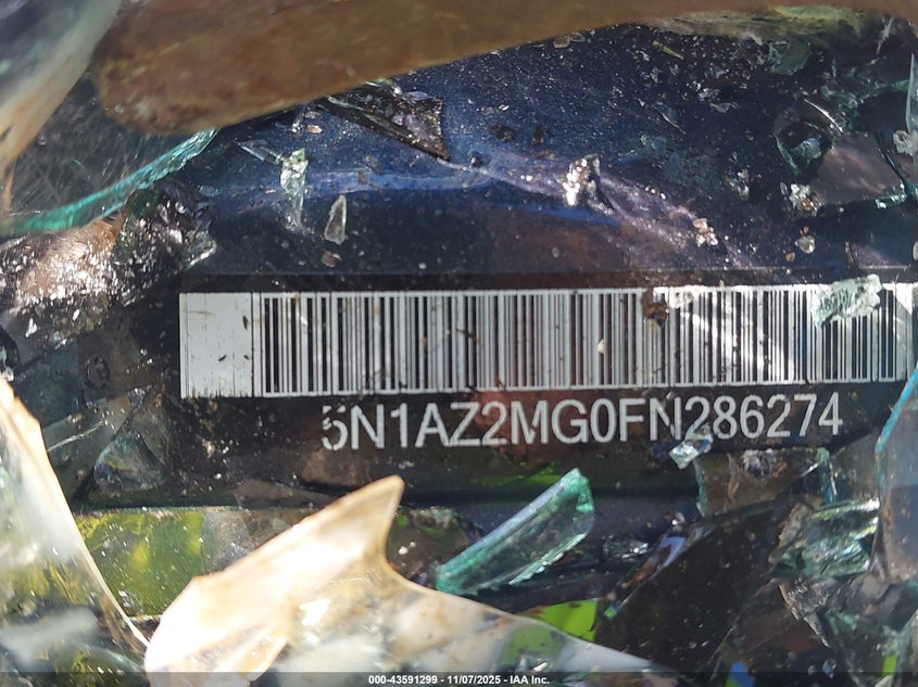 5N1AZ2MG0FN286274 2015 NISSAN MURANO photo no. 9