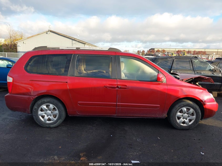 2008 Kia Sedona Lx VIN: KNDMB233086237979 Lot: 43591347