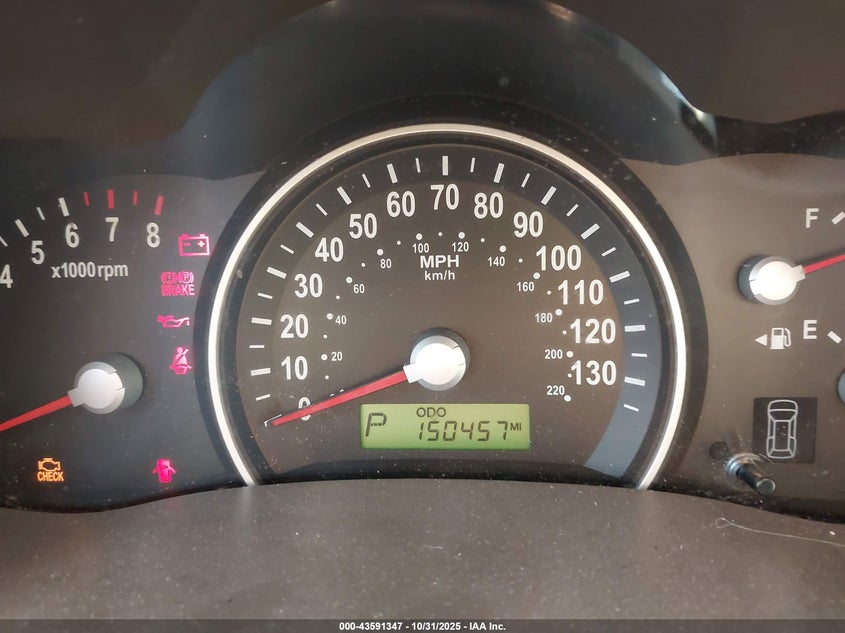 2008 Kia Sedona Lx VIN: KNDMB233086237979 Lot: 43591347