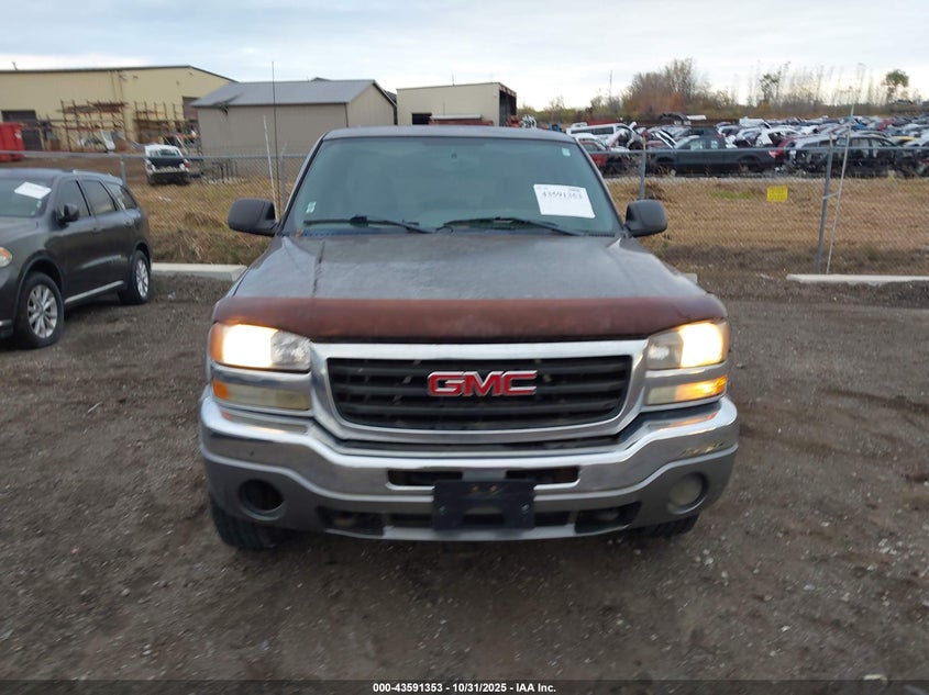 2006 GMC Sierra 1500Hd Sle1/Sle2/Slt VIN: 1GTGK13U46F119642 Lot: 43591353