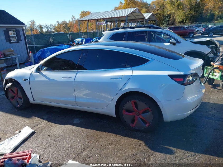 2020 Tesla Model 3 Standard Range Plus Rear-Wheel Drive/Standard Range Rear-Wheel Drive VIN: 5YJ3E1EA5LF591096 Lot: 43591381