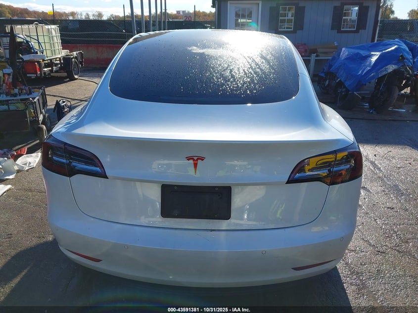 2020 Tesla Model 3 Standard Range Plus Rear-Wheel Drive/Standard Range Rear-Wheel Drive VIN: 5YJ3E1EA5LF591096 Lot: 43591381