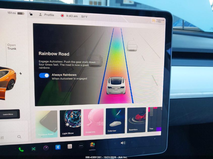 2020 Tesla Model 3 Standard Range Plus Rear-Wheel Drive/Standard Range Rear-Wheel Drive VIN: 5YJ3E1EA5LF591096 Lot: 43591381