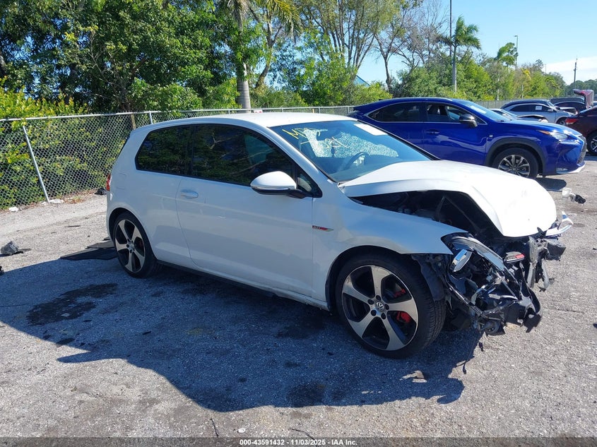 2015 VOLKSWAGEN GOLF GTI 2.0T S 2-DOOR - 3VWYT7AU7FM047081