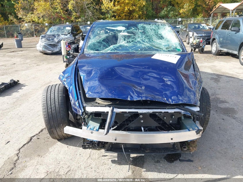 2026 Tesla Model Y Long Range Dual Motor All-Wheel Drive VIN: 7SAYGDED9TA486086 Lot: 43591474