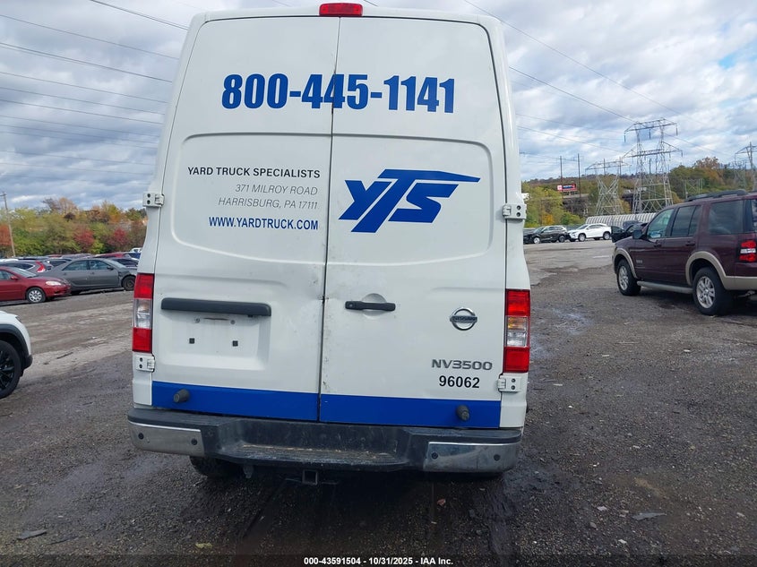 2018 Nissan Nv Cargo Nv3500 Hd Sl V8 VIN: 1N6AF0LY8JN818355 Lot: 43591504