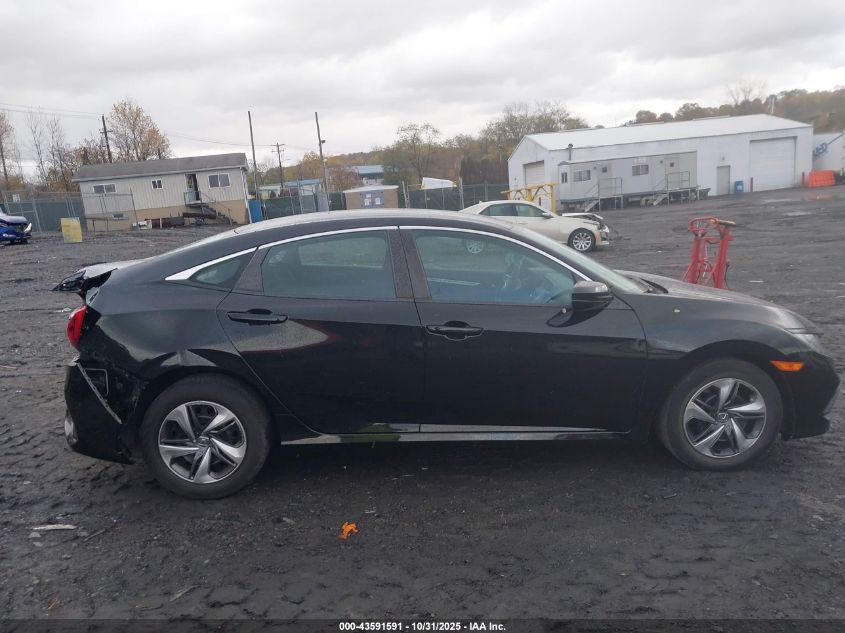 2019 Honda Civic Lx VIN: 2HGFC2F6XKH556163 Lot: 43591591