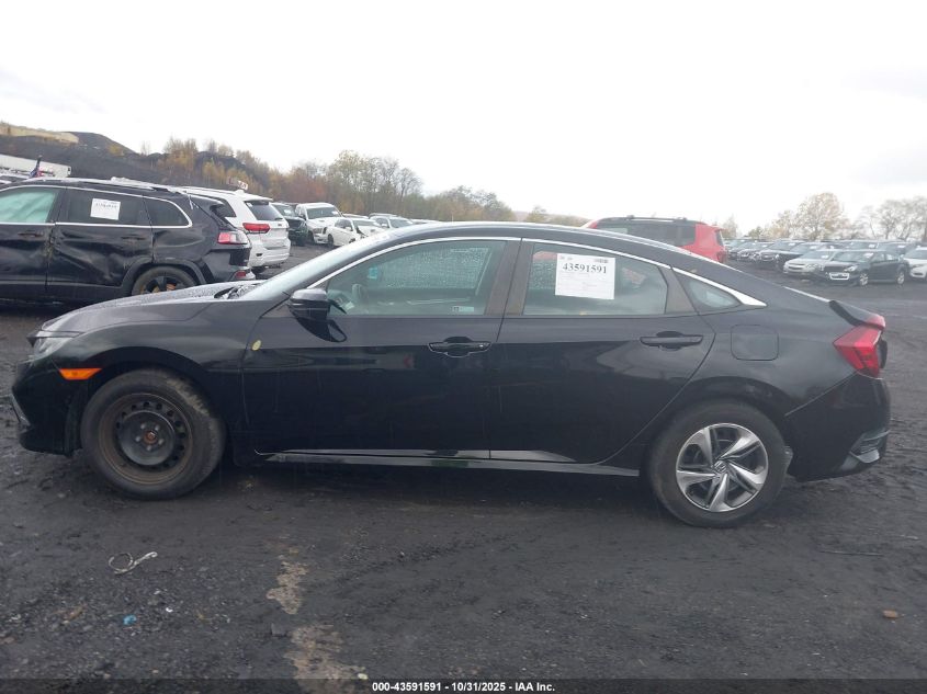 2019 Honda Civic Lx VIN: 2HGFC2F6XKH556163 Lot: 43591591