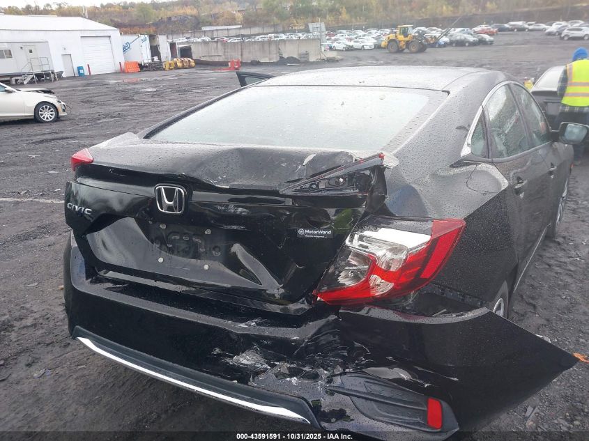 2019 Honda Civic Lx VIN: 2HGFC2F6XKH556163 Lot: 43591591