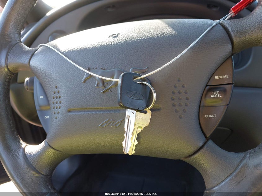 2002 Ford Mustang VIN: 1FAFP404X2F242476 Lot: 43591612