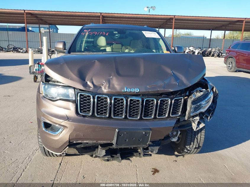 2017 Jeep Grand Cherokee Laredo 4X2 VIN: 1C4RJEAG4HC757362 Lot: 43591738