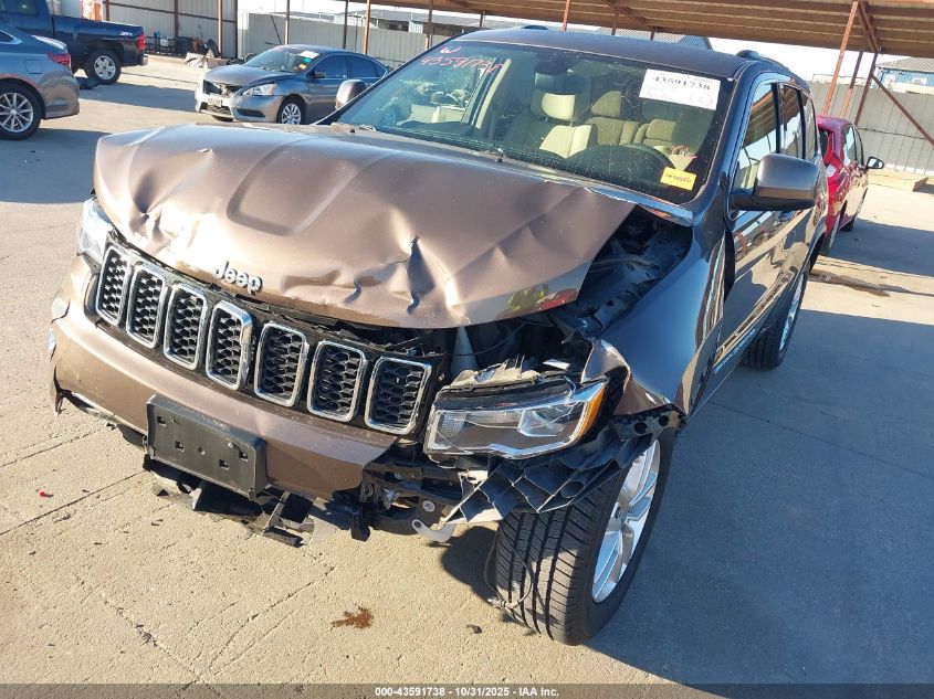 2017 Jeep Grand Cherokee Laredo 4X2 VIN: 1C4RJEAG4HC757362 Lot: 43591738