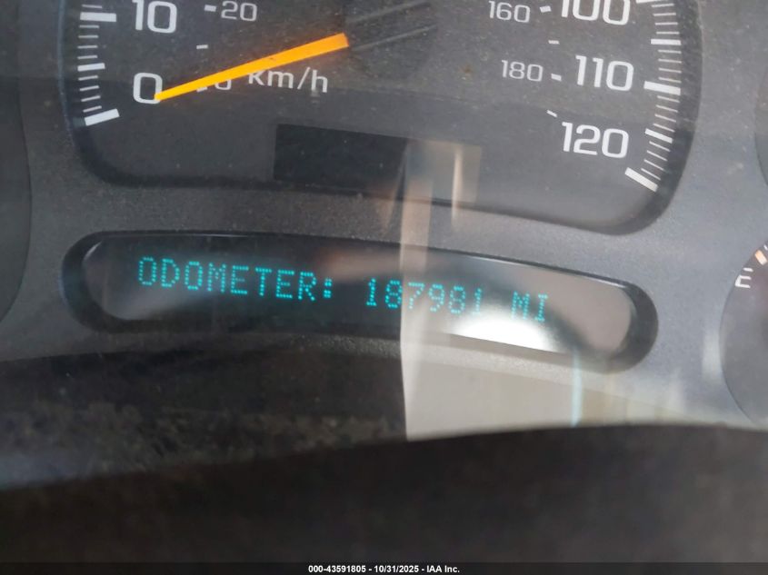 2003 Chevrolet Suburban 1500 Ls VIN: 1GNEC16T73J190177 Lot: 43591805