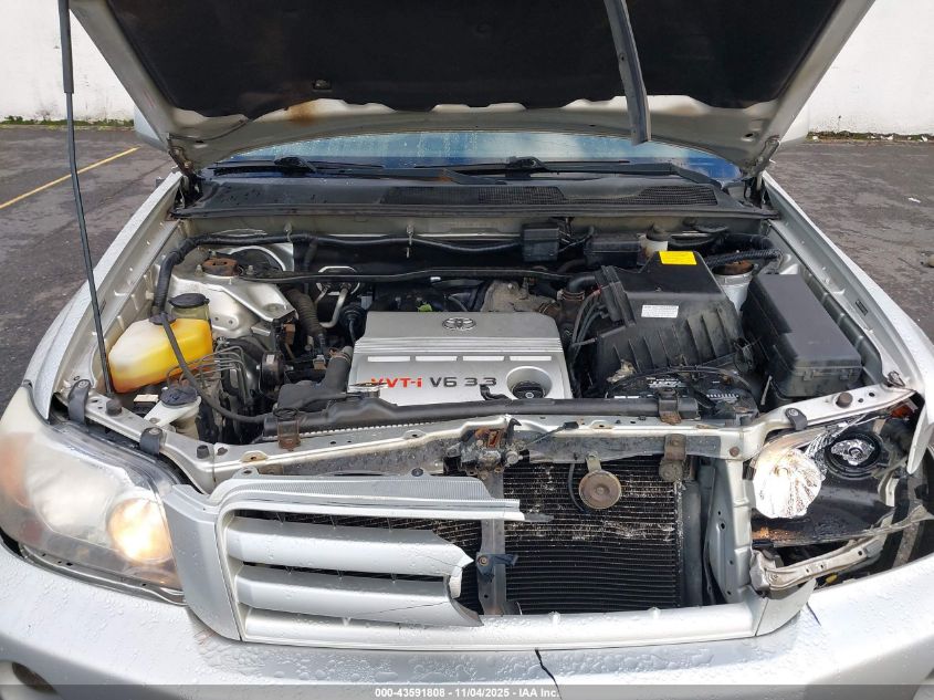 2005 Toyota Highlander V6 VIN: JTEEP21A650124183 Lot: 43591808