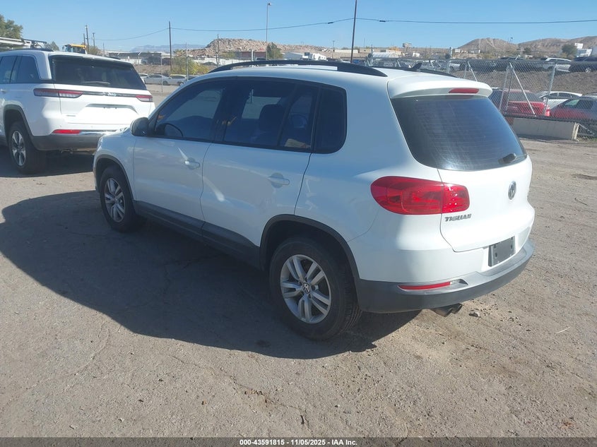 2015 VOLKSWAGEN TIGUAN S - WVGBV7AX2FW611423