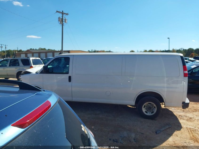 2020 Chevrolet Express Cargo Rwd 2500 Extended Wheelbase Wt VIN: 1GCWGBFG3L1156392 Lot: 43591845