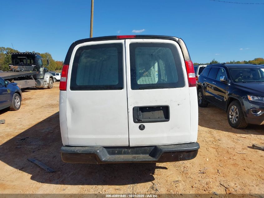 2020 Chevrolet Express Cargo Rwd 2500 Extended Wheelbase Wt VIN: 1GCWGBFG3L1156392 Lot: 43591845