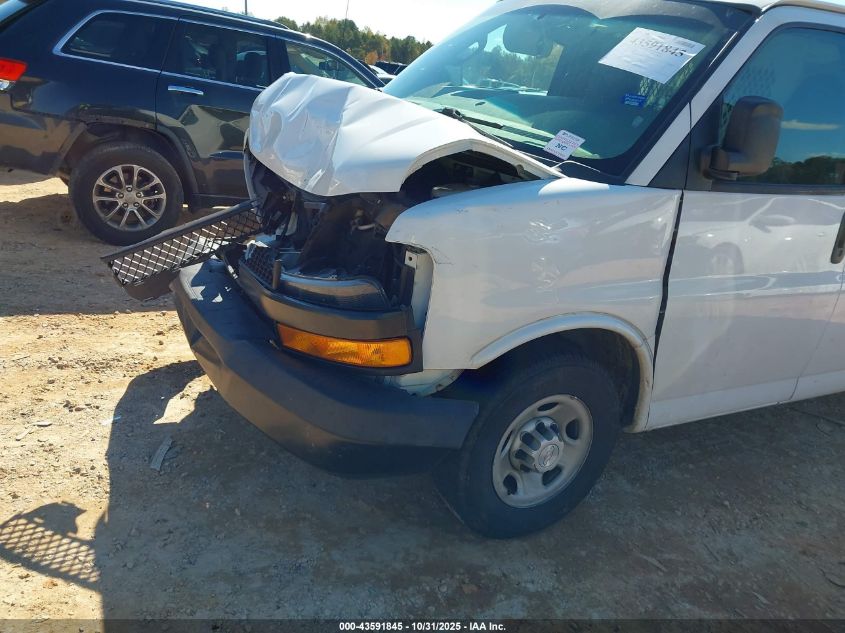 2020 Chevrolet Express Cargo Rwd 2500 Extended Wheelbase Wt VIN: 1GCWGBFG3L1156392 Lot: 43591845