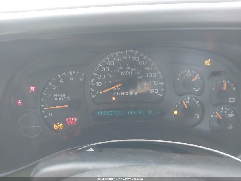 2006 Chevrolet Avalanche 1500 Ls VIN: 3GNEC12Z96G107249 Lot: 43591847