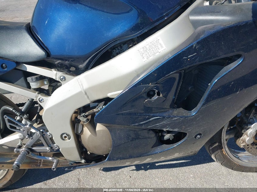 2005 Kawasaki Zx600 J1 VIN: JKAZX4J135A056382 Lot: 43591849