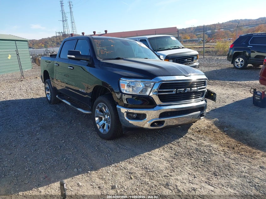 2019 RAM 1500 BIG HORN/LONE STAR  4X4 5'7 BOX - 1C6RRFFGXKN777061