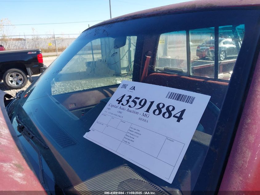 1989 GMC Sierra K1500 VIN: 1GTDK14H0KE548278 Lot: 43591884