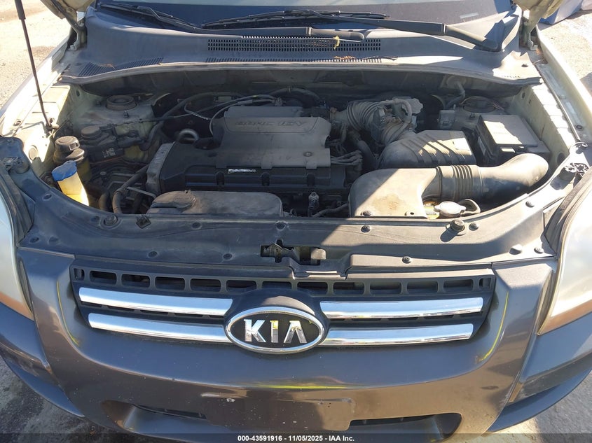 2008 Kia Sportage Lx VIN: KNDJF724387508140 Lot: 43591916